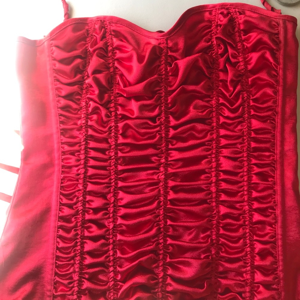 Red hot corset!